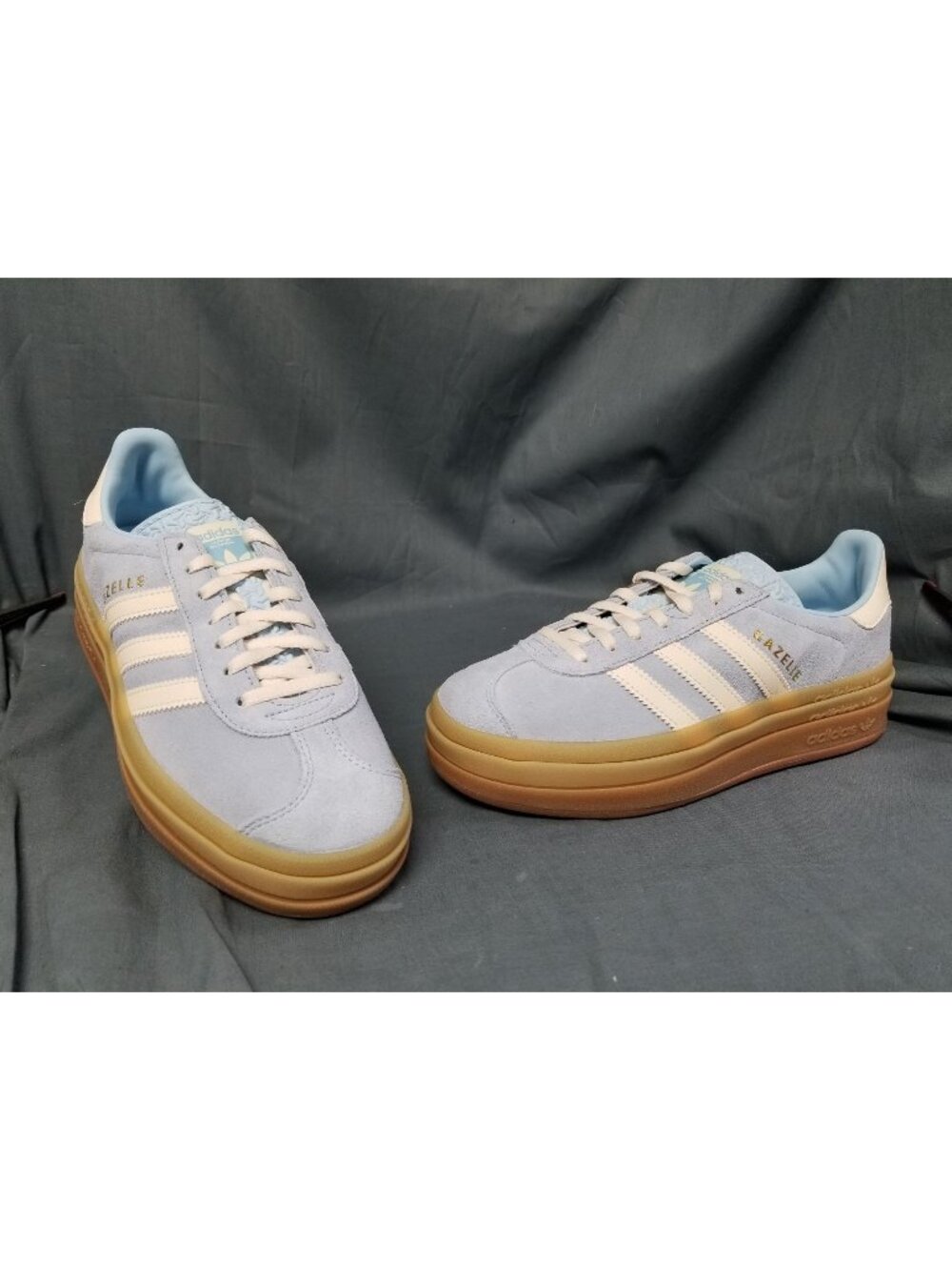 Adidas Gazelle Bold Clear Sky Cream JQ7776 Women's Size 10 NEW NO BOX!